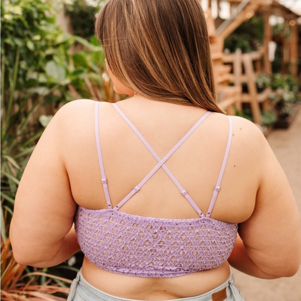 Lavender Lace Bralette - Picture 9 of 11
